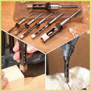 4-Piece Wood Square Tenon Drill Bit Set