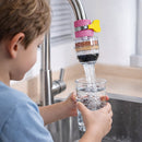 5-Layer Activated Carbon Water Filter for Chlorine and Limescale Removal