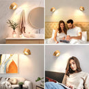 360° Swivel Rechargeable LED Wall Light – Touch Control, Wireless