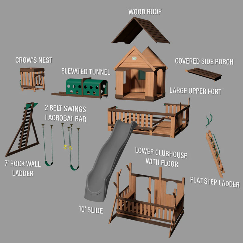 Backyard Discovery Woodridge Elite Swing Set