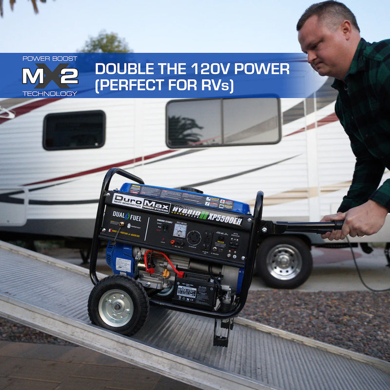 DuroMax XP5500EH 5,500 Watt Portable Dual Fuel Generator