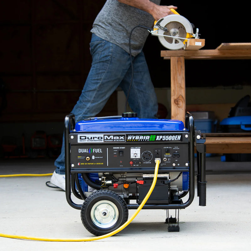 DuroMax XP5500EH 5,500 Watt Portable Dual Fuel Generator