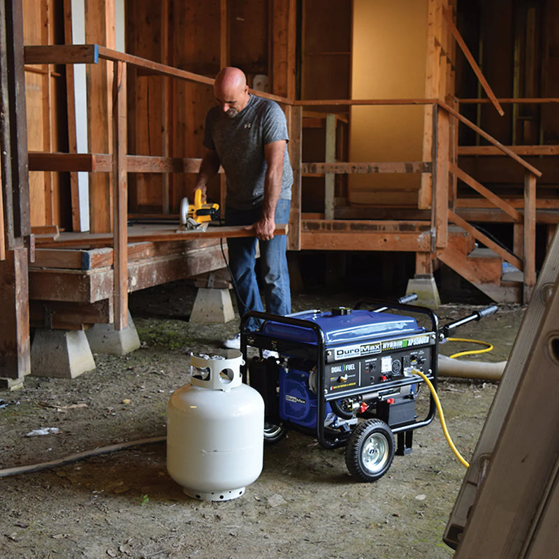 DuroMax XP5500EH 5,500 Watt Portable Dual Fuel Generator
