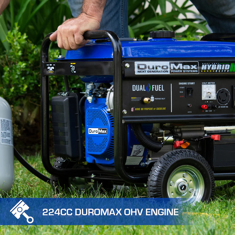 DuroMax XP5500EH 5,500 Watt Portable Dual Fuel Generator