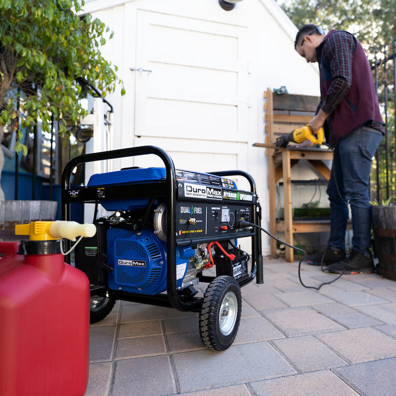 DuroMax XP5500EH 5,500 Watt Portable Dual Fuel Generator