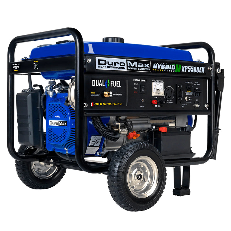 DuroMax XP5500EH 5,500 Watt Portable Dual Fuel Generator