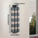 Towel Rack | Vertical Wall Organizer | Open Wire Basket | TowelStack