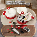 16 Color Thread Sewing Kit with Magnetic Needle Organizer