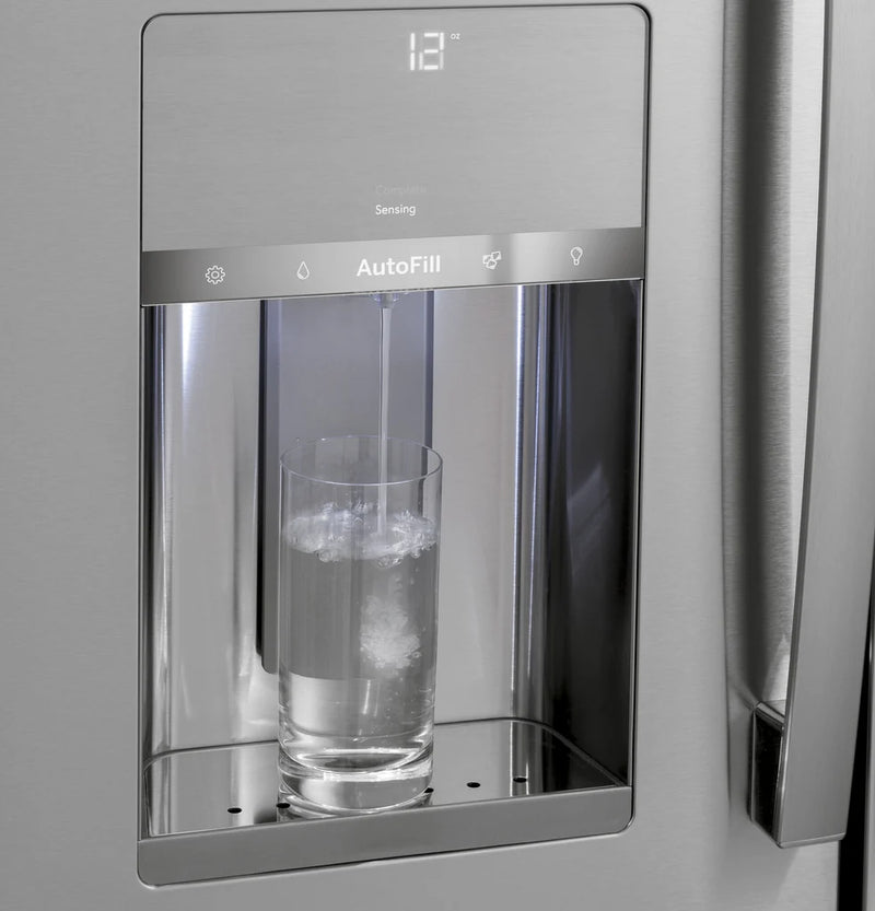 GE Profile 27.9 cu ft Smart Fingerprint Resistant French Door Refrigerator, Stainless Steel