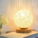 MoonLuxe | Artisan Dimmable Rattan Table Lamp