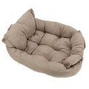 3-in-1 Pet Bed – Lounger, Mat, and Snuggle Cave