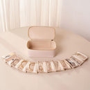 Jewelry Organizer Case | Velvet Pouch Detachable | Window Display | TravelGlam