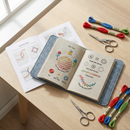Embroidery | 106 Stitch Patterns Step-by-Step Book Set | Practice on Linen Pages | StitchLibrary