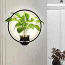 LED Wall Plant Light with Glass Vase | Cozy Ambient Glow | Stylish Wall Accent | GlowPlant