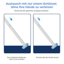 Disposable Toilet Scrubber | Antibacterial | Hygienic Sponge Heads | CleanClick