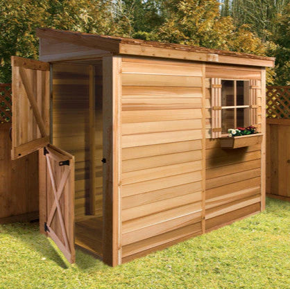 Cedarshed Bayside 8×4 Lean To Storage Shed