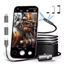 Endoscope Lens | Flexible Inspection in Tight Spaces | Adjustable LED Lighting | ScopeFlex