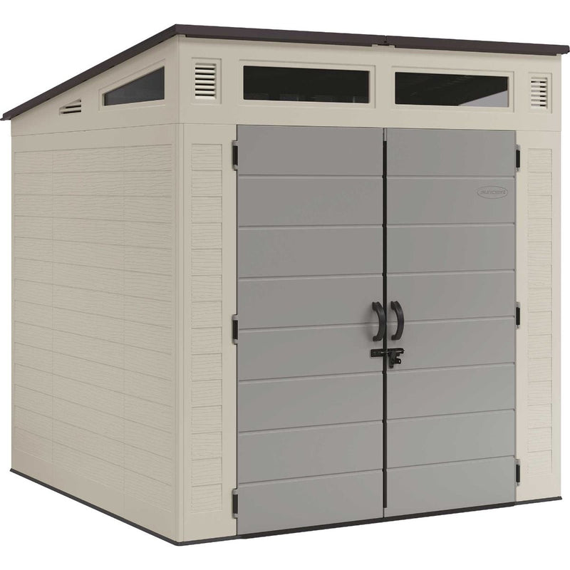 Suncast 7′ x 7′ Modernist Resin Outdoor Storage Shed