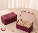 Jewelry Organizer Case | Velvet Pouch Detachable | Window Display | TravelGlam