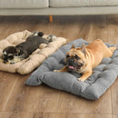 3-in-1 Pet Bed – Lounger, Mat, and Snuggle Cave