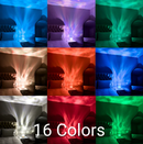 Wireless USB Relaxation Table Lamp Magic Wave Lamp – 16 radiant colors with remote control