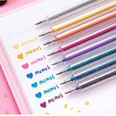 Glitter Gel Pens | Metallic Ink Pens | Smudge-Proof Sparkle Look | SparkleInk