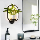 LED Wall Plant Light with Glass Vase | Cozy Ambient Glow | Stylish Wall Accent | GlowPlant