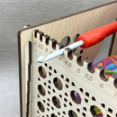 Tangle-Free Crafting Bliss | Storage for Needles Scissors Tools | Smooth Thread Flow Without Snags | KnitNest
