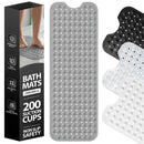 Non-skid Bath Mat | Textured Surface | Fast Water Drain | SafeStep