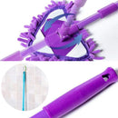 Adjustable Rotatable Triangle Cleaning Mop | 180° Swiveling Mop Head | Telescopic Pole | Cleaning Mop | Angle of Mop Position
