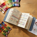 Embroidery | 106 Stitch Patterns Step-by-Step Book Set | Practice on Linen Pages | StitchLibrary