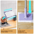 Floor Cleaner | 360° Swiveling Flat Mop Head | Touch-Free Pad Replacement | MopMate