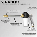 High-Pressure Washer | Adjustable Spray Nozzle | Built-in Soap Dispenser | Strahlio