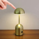 LuminaCrescent – Wireless Adjustable LED Metal Desk Lamp | Contemporary Touch Control