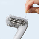 Toilet Brush | Triangular Tip | Scratch-Resistant TPR Scrubbing | Silly