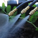 20 Meter Garden Misting System – Patio Cooling & Irrigation with 20 Brass Jets
