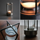 Lumiere Lantern Cordless Crystal Desk Lamp