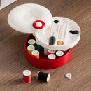 16 Color Thread Sewing Kit with Magnetic Needle Organizer
