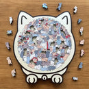 Wooden Cat Brain Teaser