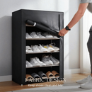 Freestanding Shoe Organizer | Dust-Resistant Cover | Tool-Free Setup | ShoeGuard