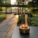 Lumiere Lantern Cordless Crystal Desk Lamp