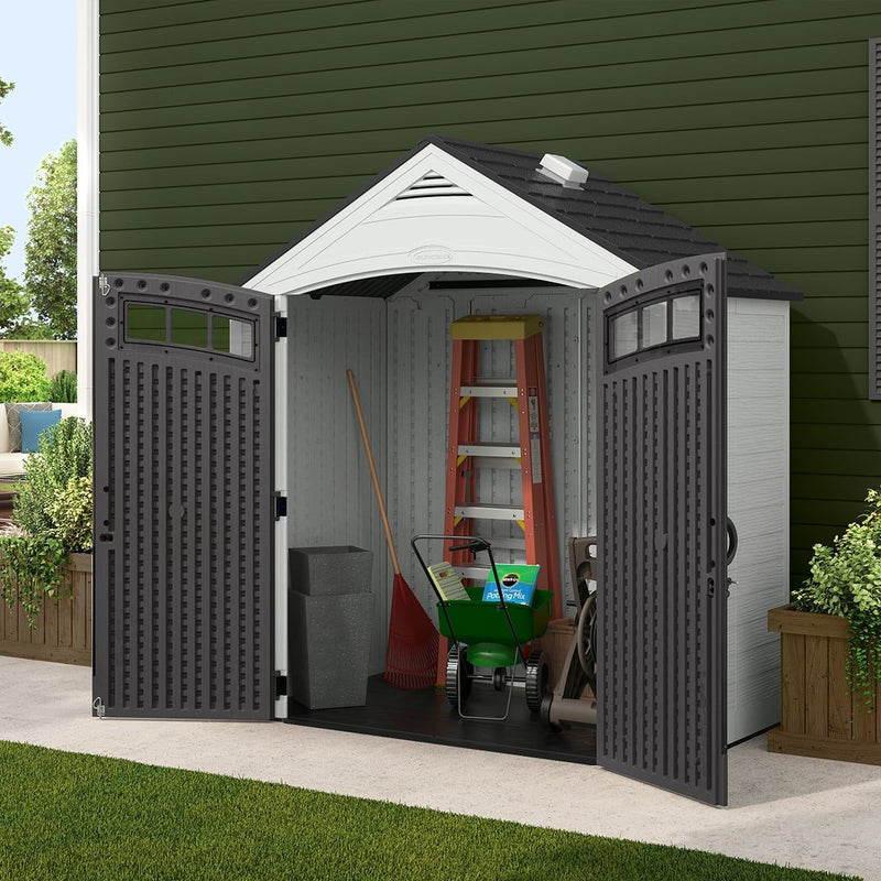 Suncast 7-ft x 4-ft Vista Resin Storage Shed (Floor Included)