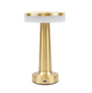 Wireless LED Battery Table Lamp LuxeLamp – Touch-Dimmable – Gold