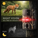 Wildlife Monitoring Camera with Night Vision | Motion Detector | Weatherproof | Forest Guardian