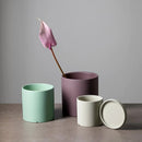 Flower Planter | Matte Texture | Features Drainage Hole and Saucer | Nordic Style Pot