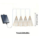 200 LED Solar String Lights - Warm White, White, Multicolor