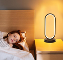OvalGlow | Modern Touch-Control LED Desk Lamp with 3 Color Modes and Dimmable Light