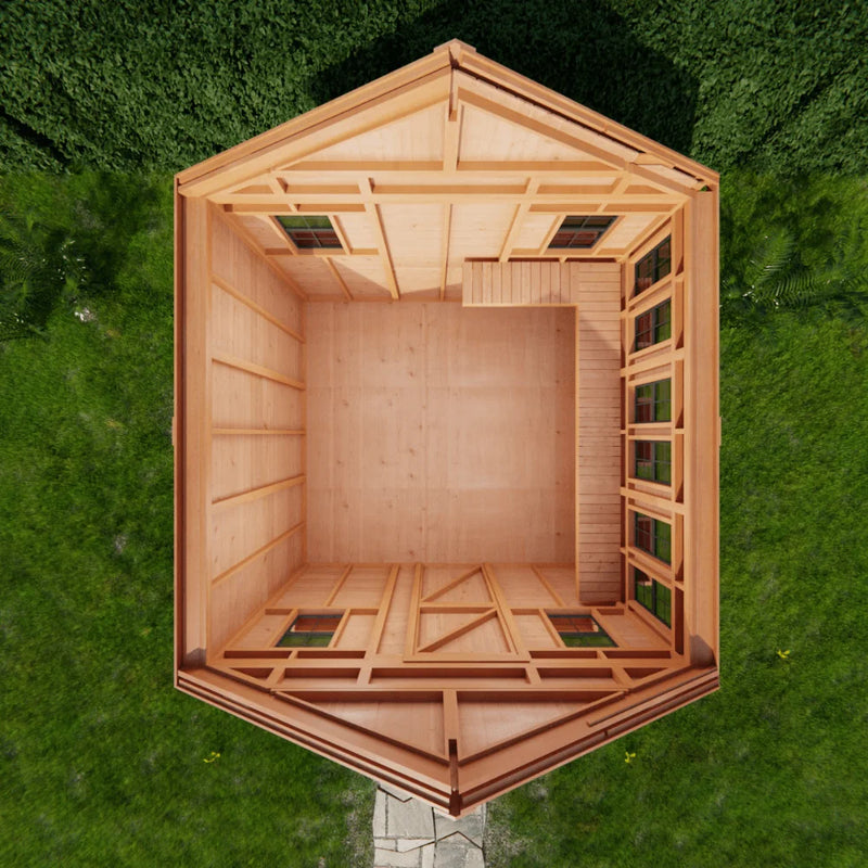 Cedar Sunshed Garden Shed | 12×12