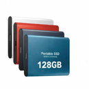 External Storage | 128GB Portable SSD | USB-C & USB 3.1 | Ultra-Compact | Shockproof Build | DataVault