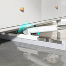 3-in-1 Silicone Floor Sweeper with Telescopic Handle and 180° Rotating Head